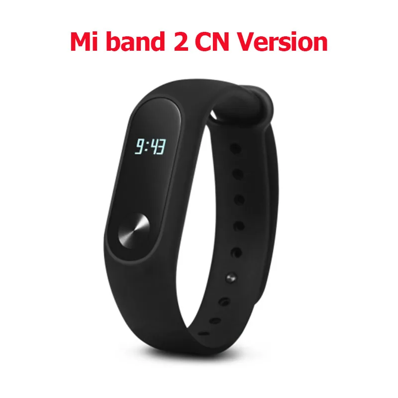 Xiaomi Mi Band 2/3 умный Браслет фитнес-трекер монитор сердечного ритма OLED дисплей тачпад Bluetooth 4,2 водонепроницаемый браслет - Цвет: band 2 CN Ver