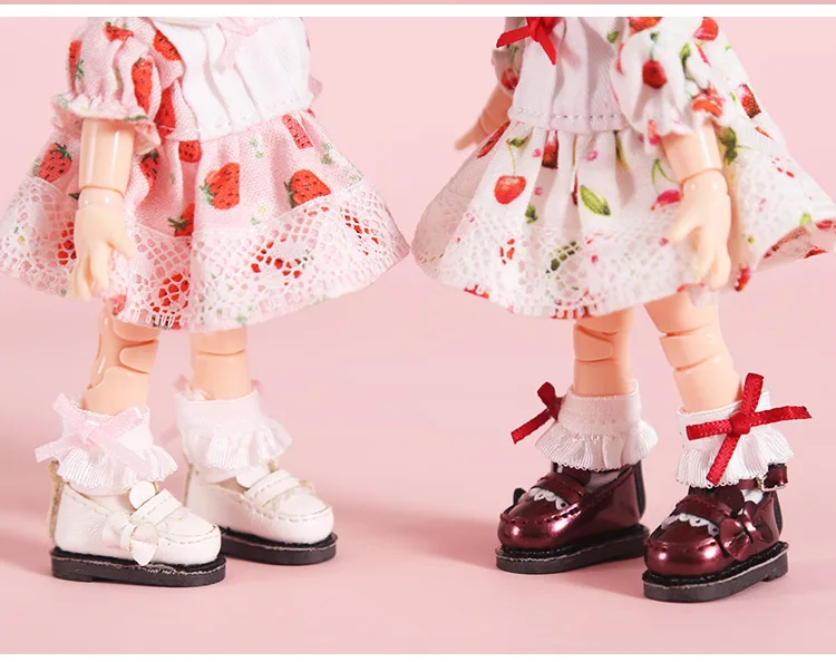 Короткие носки для кукол OB11, Molly, Blyth, Holala, 1/8 BJD, кружевные носки для кукол, аксессуары для кукол, подарок принцессы для девочек