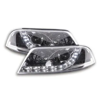 

FKSFSVW9009fari Daylight LED DRL look VW Passat 3BG type year Constr. 00-05 Chrome