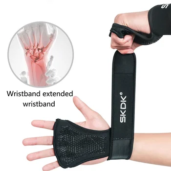 

Sport Weightlifting Gloves Unisex Weightlifting Gloves Full Palm Protection For Pull-up Fitness Weightlift Crossfit Gloves 2019