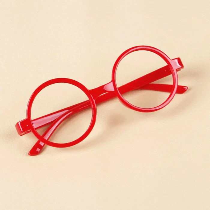 Милые детские круглые очки рамы дети сплошной цвет оправа для очков близорукие линзы оправа для мальчиков и девочек детские очки