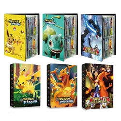 Album Pokemon de 9 poches, grand format, carte de dessin animé, dossier carte de jeu, support VMAX GX, Collection, liste chargée, jouet pour enfant, cadeau 