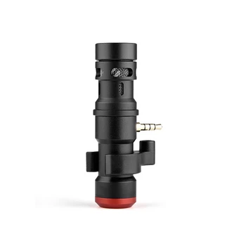 

Portable Professional Recording Microphone for Phone High Sensitivity Cardioid Mic with 3.5mm Port Plug and Play