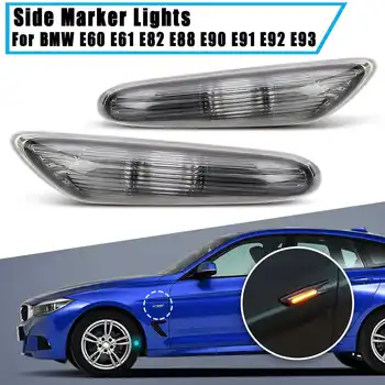 

2PCS Auto Car Side Marker Lights Turn Signals Indicator LED Brake Light for BMW E60 E61 E82 E88 E90 E91 E92 E93 3 series