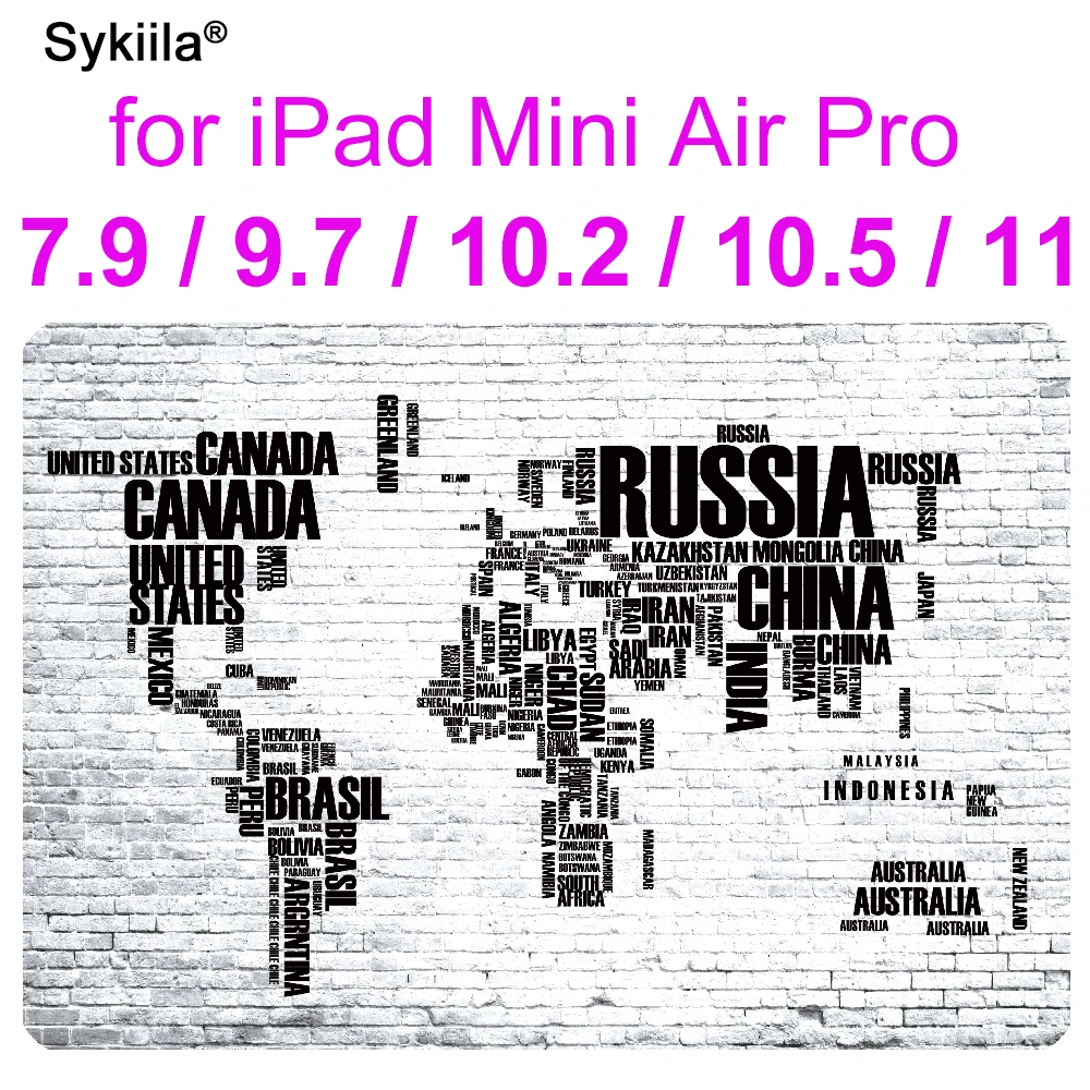 Чехол для iPad 10 2 Air 5 Mini 1 3 4 9 7 Pro 11 6 защитный чехол с принтом умная кожа милой картой