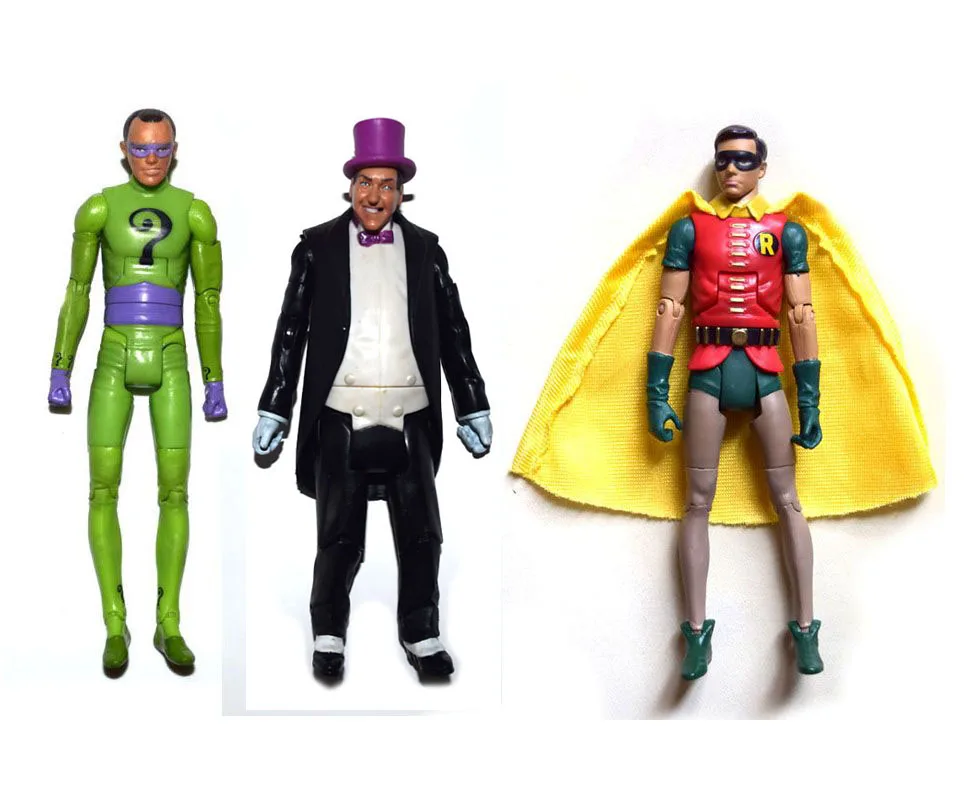 DC Universe Бэтмен 1966 сериал загадочник Робин Пингвин 6 &quotсвободная Фигурка Игрушка