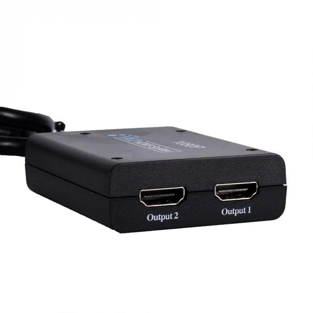 1080P HDMI порт мужской 2 Женский 1 в 2 Выход сплиттер кабель адаптер конвертер