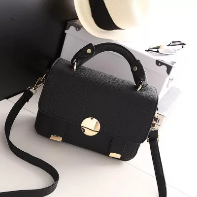 Женские сумки, роскошные сумки, маленькие сумки, дизайнерские сумки через плечо, сумки через плечо - Цвет: Черный