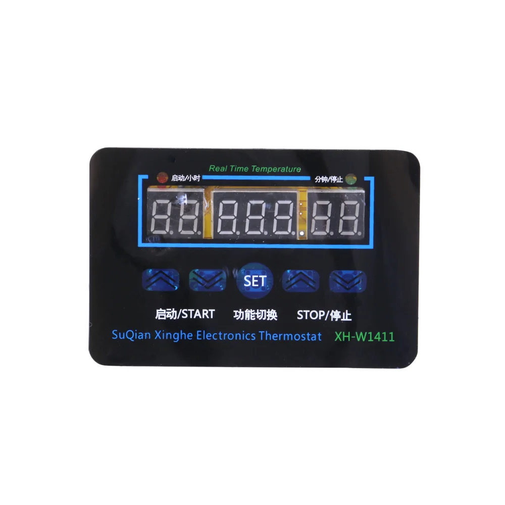 XH-W1411 12V/220V Digital Three-display LED Temperature Controller Thermostat Control Switch -19~99