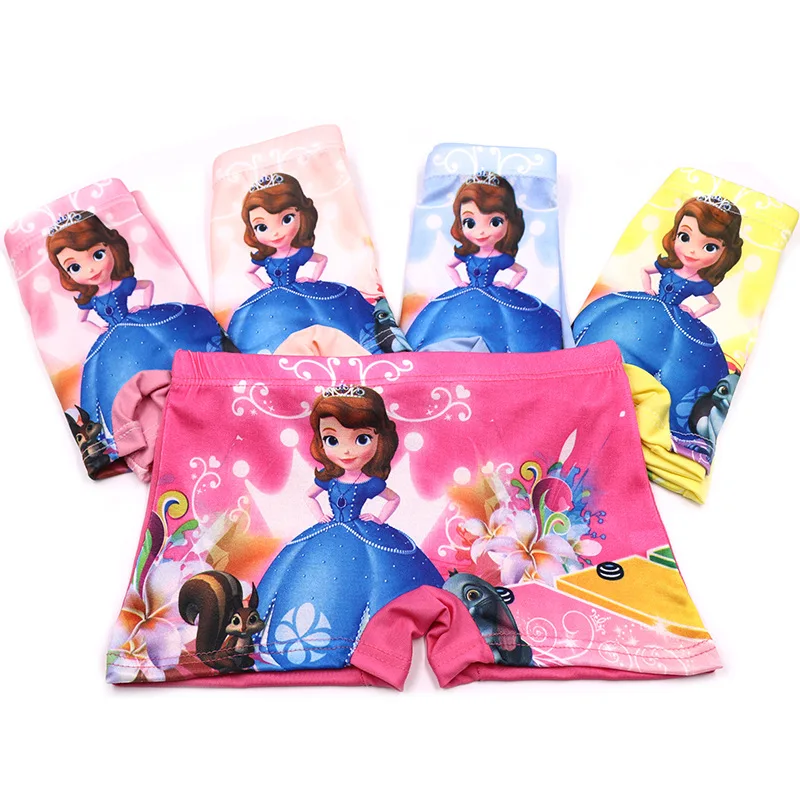 Random Color 1 Pcs Girls Cartoon Boxer Underwear Kids Cotton Panties Kids Casual Briefs Children Underpants Kids Baby Panties Underpants - Цвет: Random Color