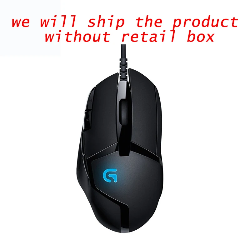 Original Logitech G402 Hyperion Fury Gaming Mouse Optical 4000DPI High  Speed for PC Laptop Windows 10/8/7 Support Official Test - AliExpress