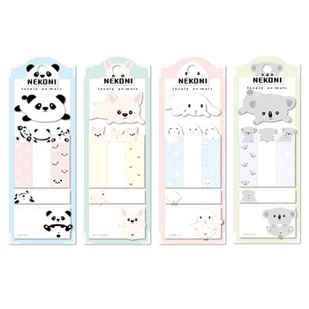

Kawaii Dog Rabbit Short-Term Label N Times Memo Pad Sticky Notes Escolar Papelaria School Supply Bookmark Label