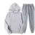 BOLUBAO Brand Men Solid Color Casual Sets Осень Новые мужские Толстовки + Брюки Из двух частей Спортивный Костюм Модный Спортивный Комплект Мужской