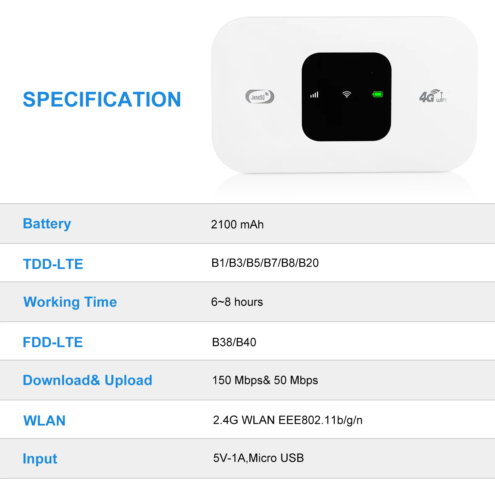 4g lte wifi lte b1 3 5