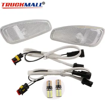 

For Jeep Renegade 2014-2016 Accessories Front Turn Side Signals Lights Reflection Warning Turn Signal with t10 led orange bulb