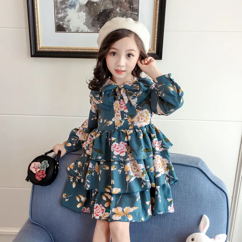 Didi Kids 2020 New Autumn Newborn Floral Dress Cute Infant Baby Clothes For Girl Clothing Princess Party Christmas Dresses |