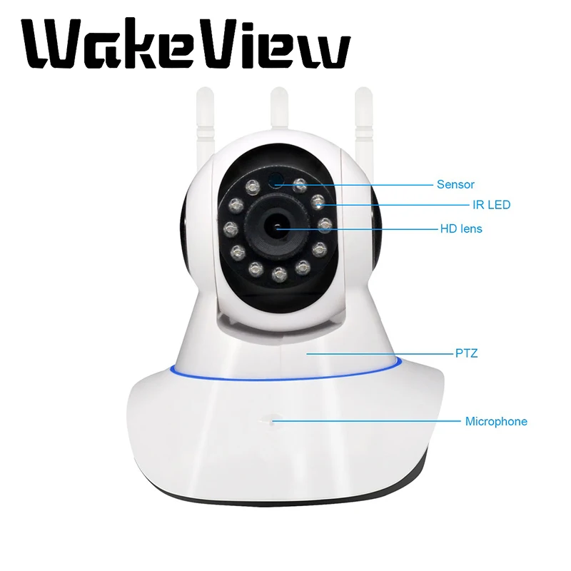 WakeView HD 1080P 2MP Home Security IP Camera Wireless Smart Mini PTZ Audio Video Camera CCTV Wifi Night Vision IR Baby Monitor