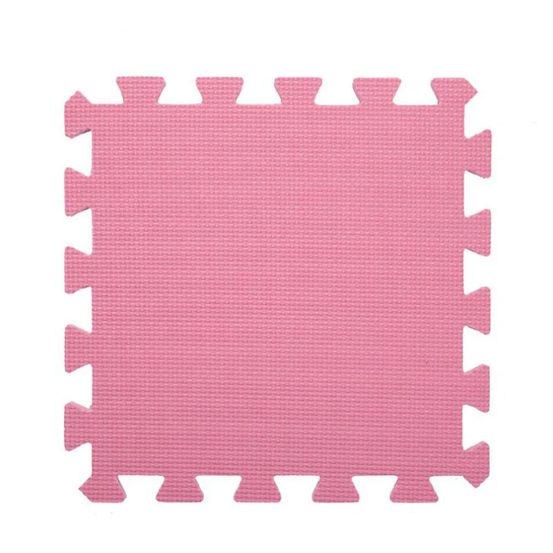 pink 30*30 см пенопластовый коврик Детский пазл ковер для гостиной детский ползающий Ковер Красочные интерлок упражнения игрушечные плитки коврик для игр - Цвет: pink