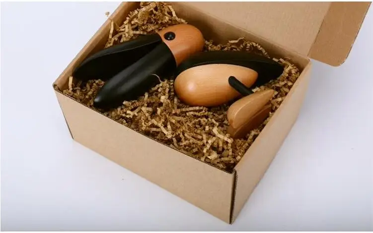 Креативный скандинавский Дания деревянные ремесла Ddisplay маленький большой рот птица дизайн подарок на день рождения Декор для дома настольные фигурки 13 см