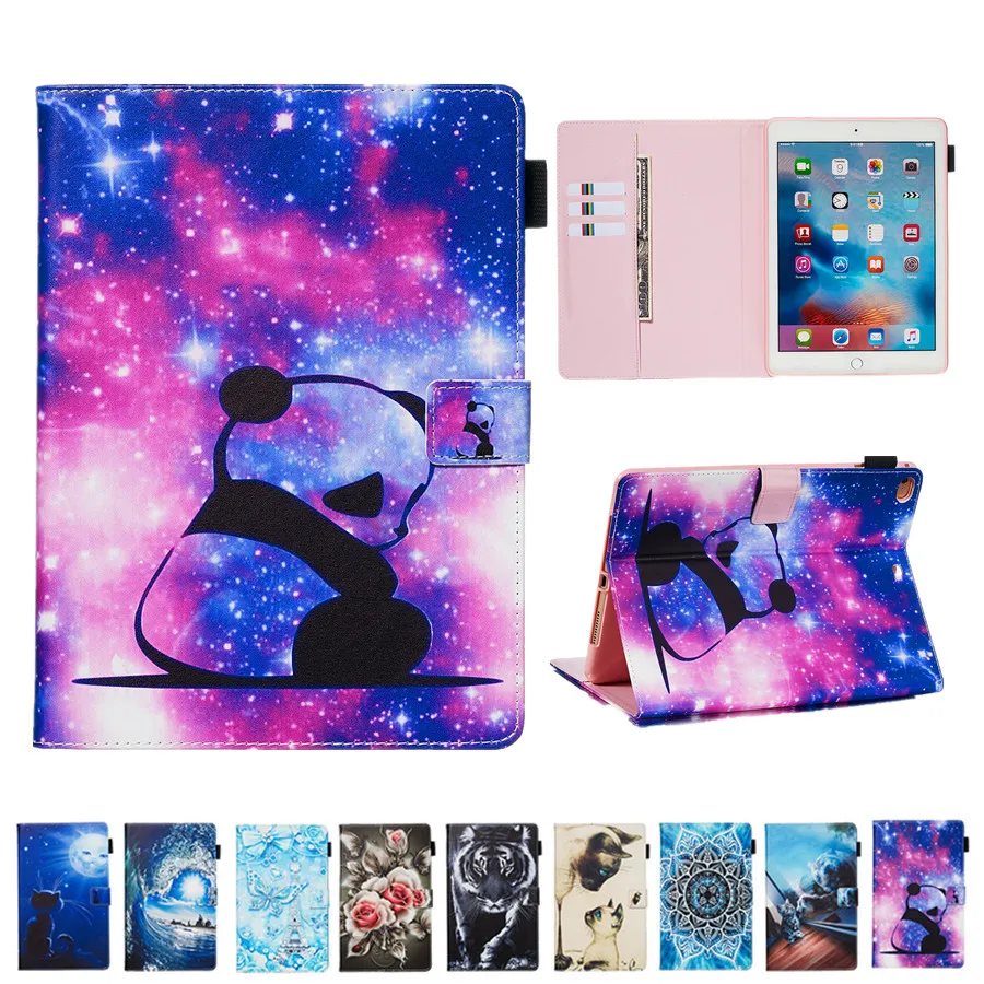 Из искусственной кожи для ipad 6th поколения A1954 чехол Funda смарт Air 1 2/ipad 9 7 2017 2018 + слот