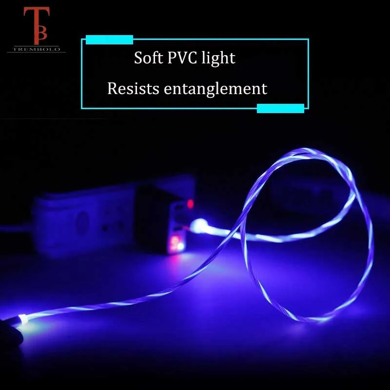 

Trembolo mobile phone USB streamer magnetic absorption data line intelligent electronic streamer magnetic absorption data