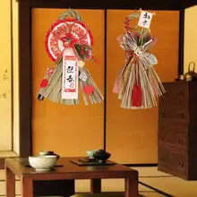 Японский стиль, новогодняя настенная подвеска, сосна, изгоняющая злой орнамент для украшения дома, двери