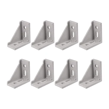 

uxcell 3060 Corner Bracket for 3030 Series Aluminum Extrusion Profile, 8 Pcs (Silver)