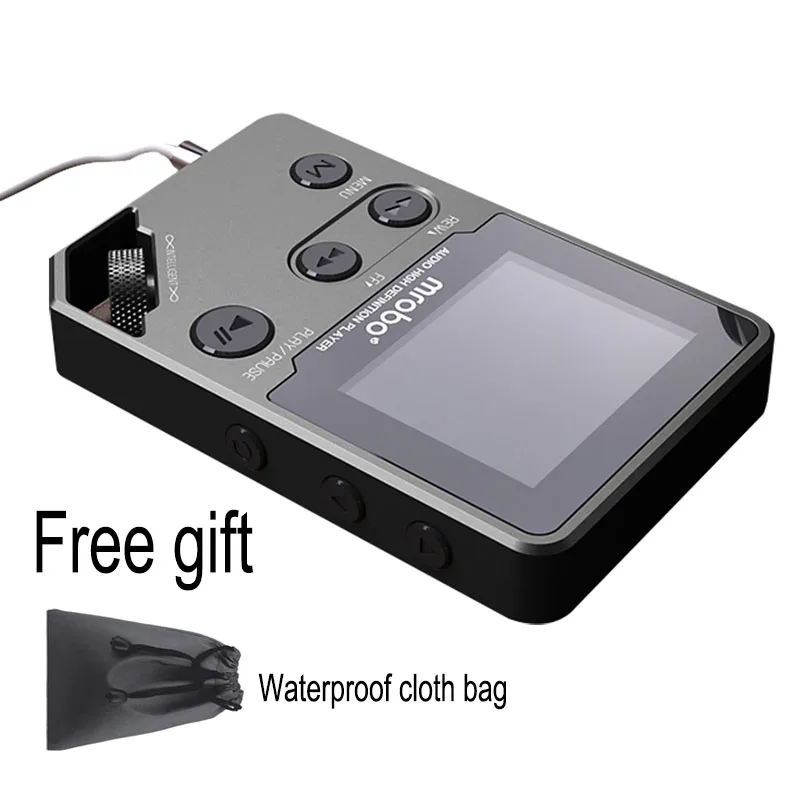 

Original mrobo C5 8GB Full Metal Professional Lossless HIFI Music Player MP3 Player TFT Screen Support E-book Sound record