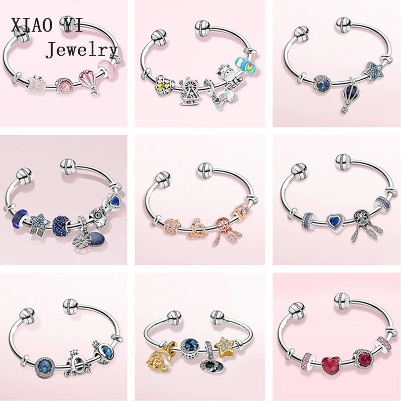 

XIAOYI NEW 2019 winter series Christmas romantic opening bracelet jewelry original S925 pure silver fashion factory wholesale