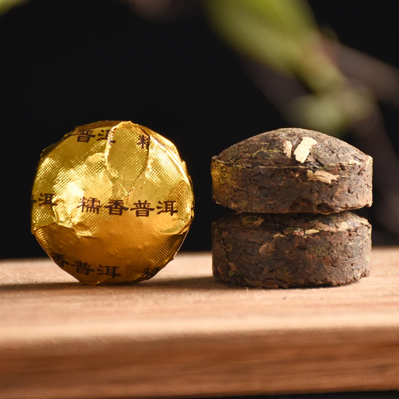 

Xiaotuo Tea of Glutinous Rice Fragrant Pu'er Tea 250g Mini Xiaojintuo Tea of Old Pu'er Tea