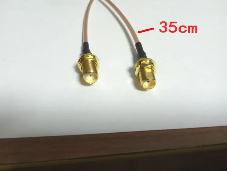 

10PCS cable 35CM SMA female TO SMA female jumper cable RG316 New