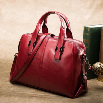 

2019 New Women's Bag Fashion Handbag European and American Oblique Satchel