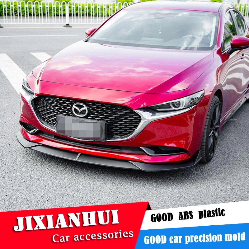 Для Mazda 3 Axela Body kit спойлер 2020-2021 ABS задний передний бампер диффузор защитные
