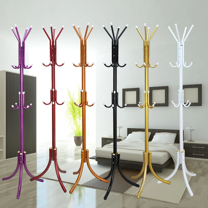 Hallstand вешалка для одежды из нержавеющей стали напольного типа для спальни, одежда для одежды, простой подвесной стеллаж для гостиной, полка для хранения