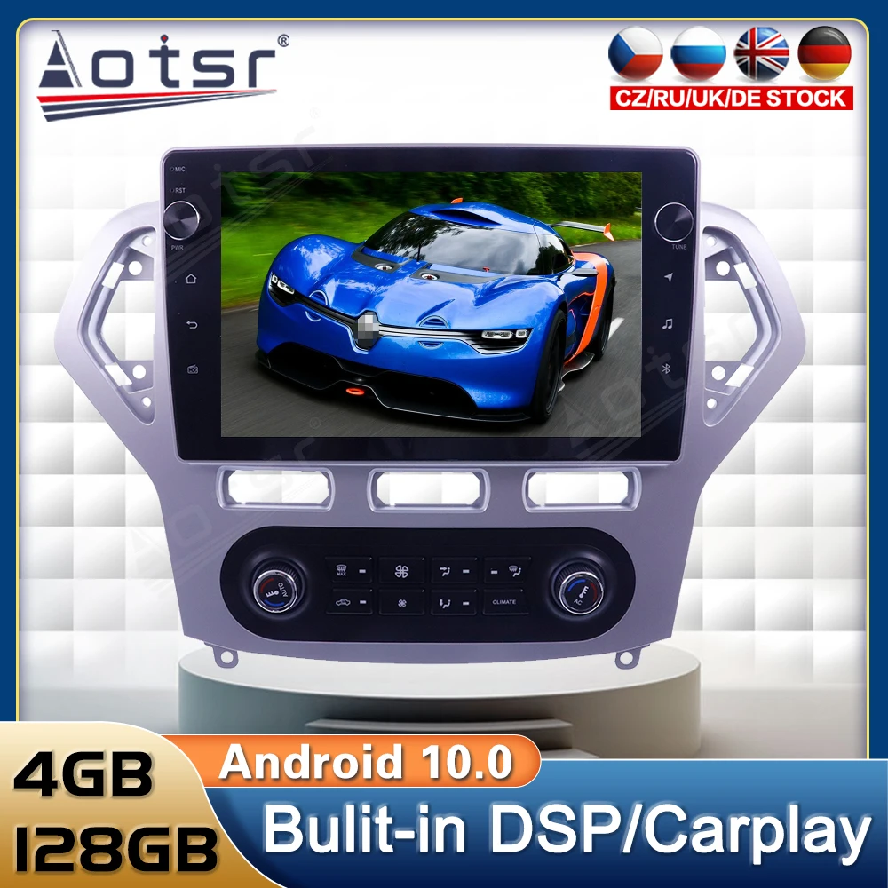 

Android Multimedia Video Player Car Radio For Ford Mondeo MK4 2007 2008 - 2010 Navigation Screen GPS No 2Din DVD Head Unit DPS