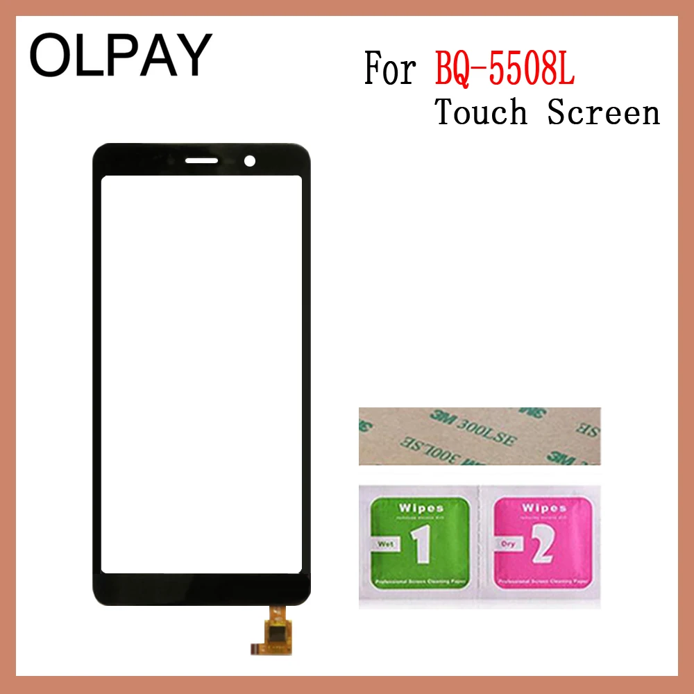 OLPAY мобильный сенсорный экран для телефона для BQ 5508L BQ-5508L Next LTE 5,4" дюймовый сенсорный экран стекло дигитайзер панель объектив сенсор стекло