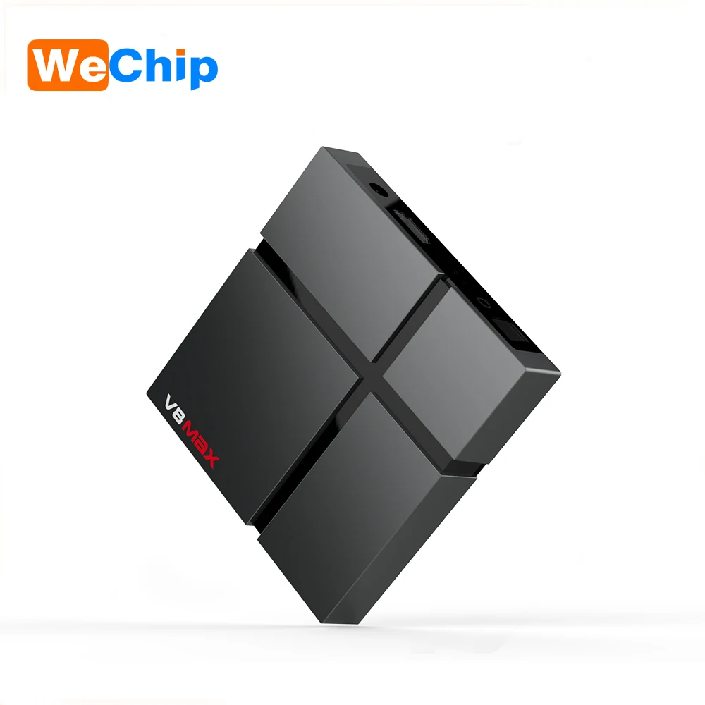 ТВ-бокс Wechip V8 Max Android 8,1 S905X2 4G/64G+ IP tv Италия Итальянская Германия Albania Великобритания взрослый UHD 4K 2,4G Двойной Wi-Fi Смарт ТВ-бокс