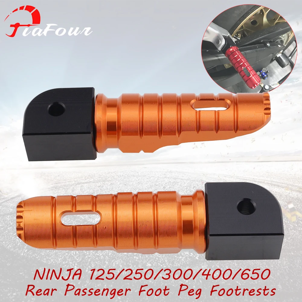 Misura Per Ninja 125 Ninja 250R 250 Ninja 250Sl Ninja 300 Ninja 650 400 Poggiapiedi Pedane Poggiapiedi Pioli Pedali Posteriori Set Parti