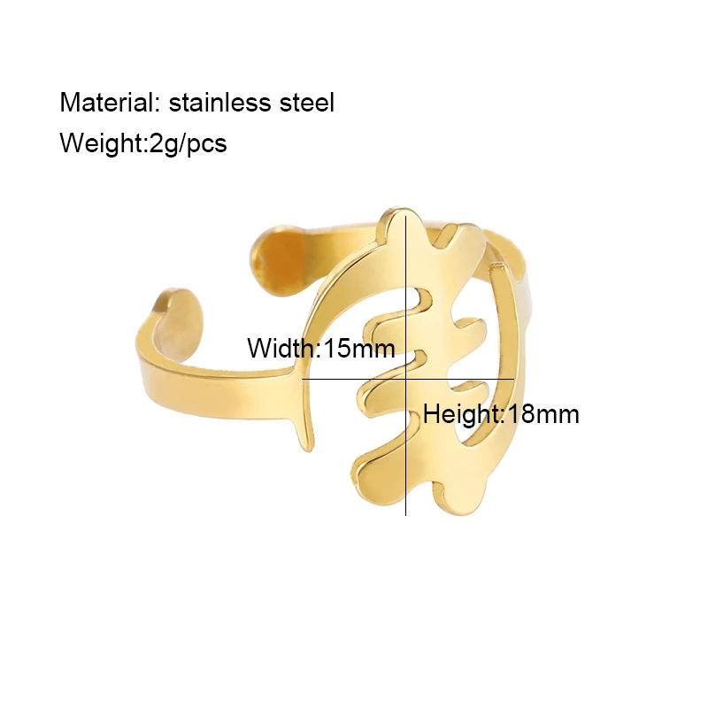 African Ring Women Girls Africa Outline Map Rings Stainless Steel Adjustable African Birthday Gifts Wedding Parties