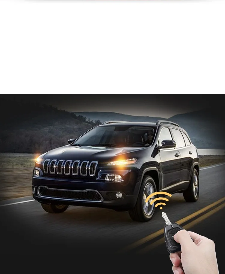 Автомобильный чехол для ключей из алюминиевого сплава для Jeep Wrangler JK 2008- для Jeep Compass 2008- Патриот 2011