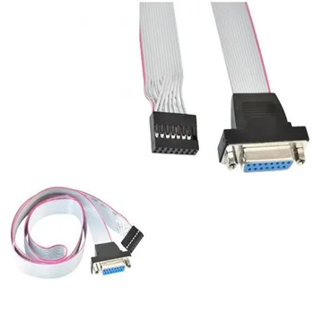 

100pcs/ Game port DB 15pin female panel mount to 16Pin header PCB motherboard 16Pin panel line game machine line