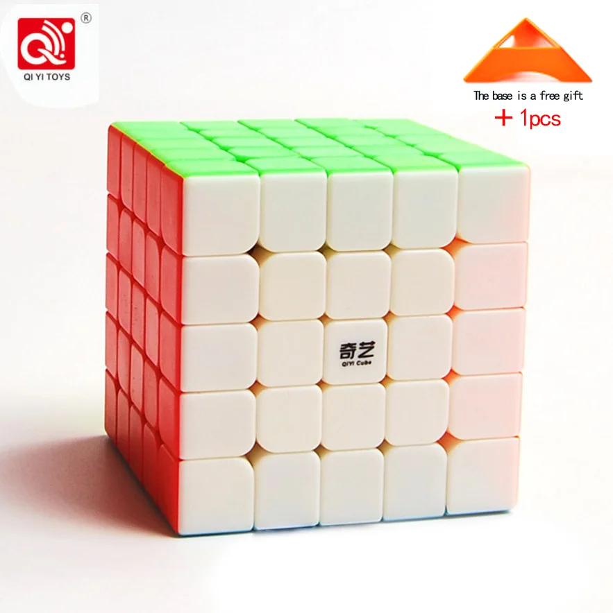 Нео Куб 5x5x5 Cubo Magico Qiyi Qizheng S волшебный куб 5x5 без наклеек кубический антистресс 5 на 5 игрушки для детей - Цвет: 1