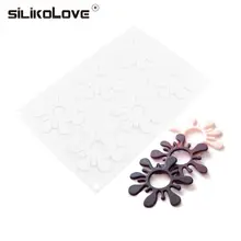3D цветок силиконовые формы для приготовления пищи Свадебные украшения выпечки сахара Искусно сделанные формы листья DIY торт силиконовые формы