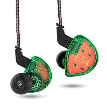 

KZ ES4 1DD 1BA Hifi Sport In-Ear Earphone Dynamic Driver Noise Cancelling Headset Replacement Cable KZ ZSX ZSTX AS10 ZST ZS6 ZSN