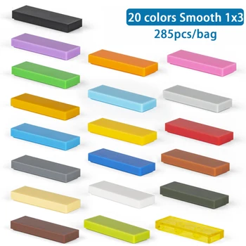 

Aquaryta 285 pcs Building Blocks Brick Parts Smooth 1x3 63864 Classic Building Block Toys Bulk for Children Compatible with Logo