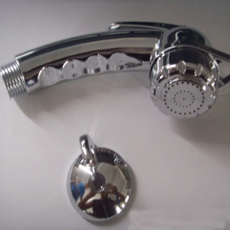 

Wash Bidet Shower Head Spring Curve Push Button Switch The Head Can Unpick and Hygienic Shower Bathroom Accessories