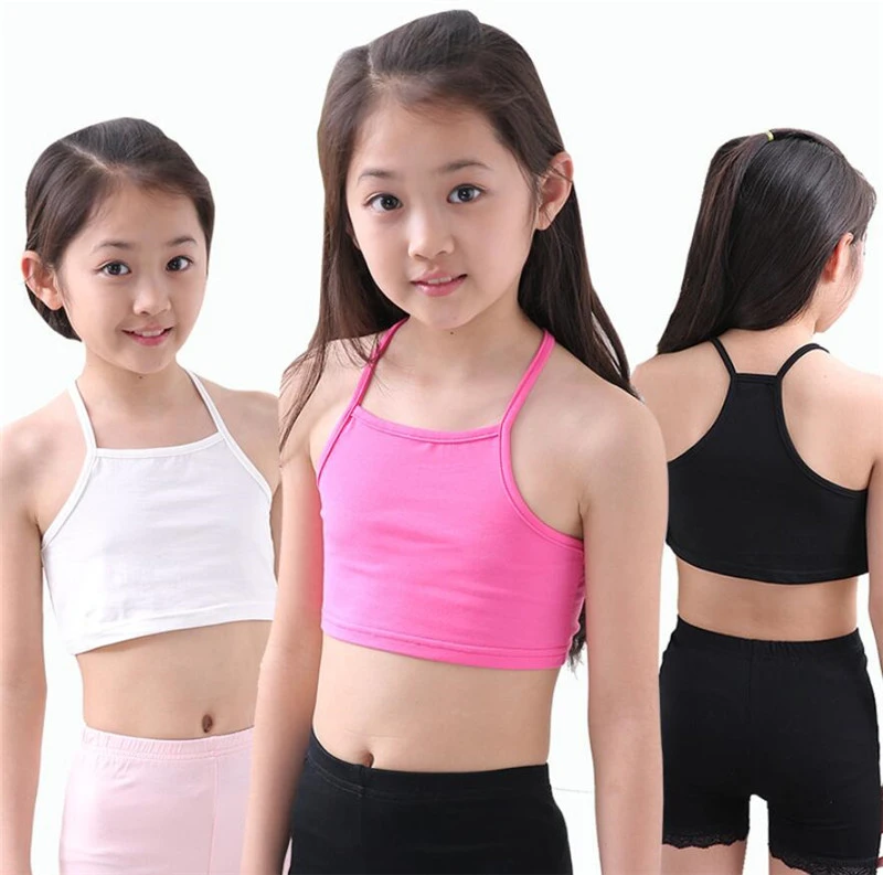 女の子キャミソール女の子の綿のベストの子世界タンクの下着キャンディーカラーの女の子タンクトップ子供服モデル タンクトップとキャミソール Aliexpress