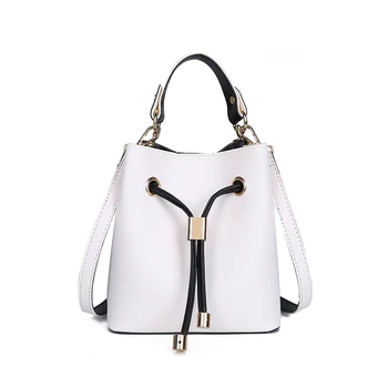 

New women's handbags high quality PU waterproof bucket bag large capacity women's shoulder bags shopping Messenger bag discount