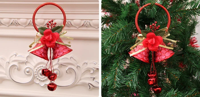 Рождественская елка кулон Рождественский колокольчик декоративные аксессуары украшения для дома праздничные принадлежности