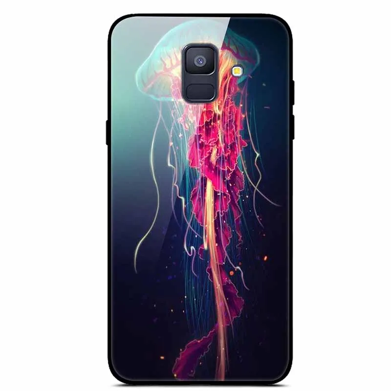 Tempered Glass Hard Back Case with Protective Cover